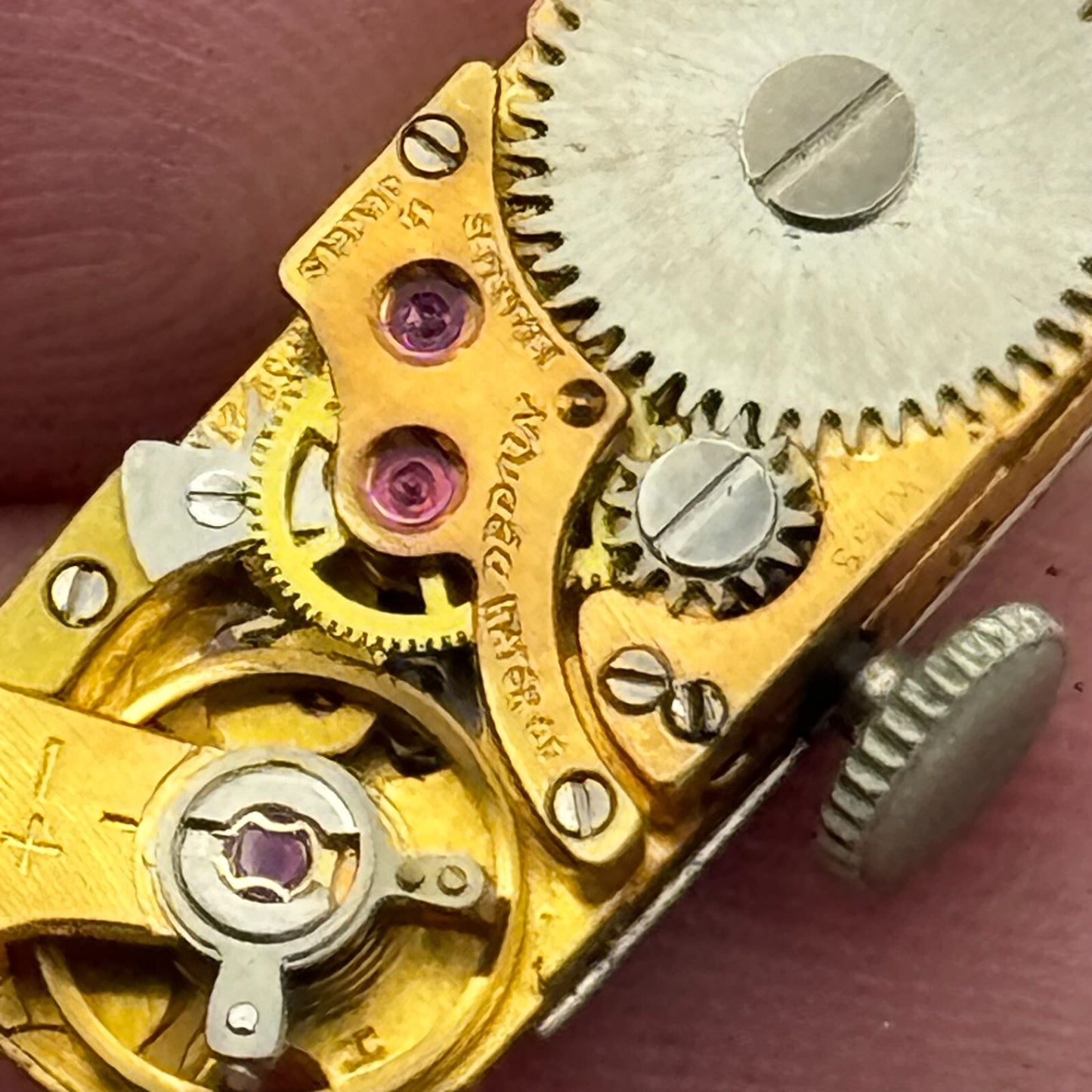 9mm Running Nivada FHF 59-21 Manual Wind 17 Jewels Swiss Watch Movement PARTS