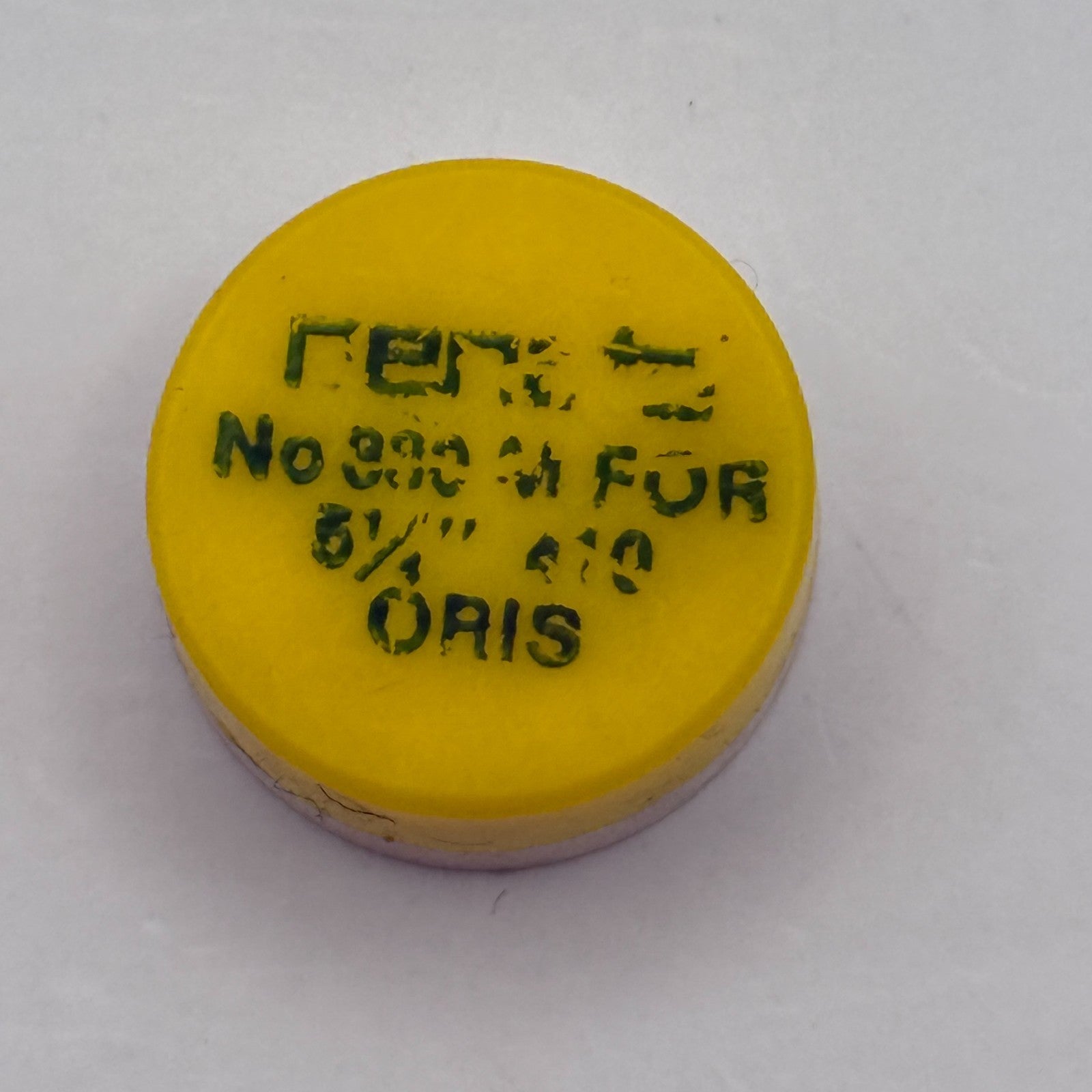 Oris 410 Balance Wheel Complete And Spring 5 1/4''' 390 M Watch Movement Parts 