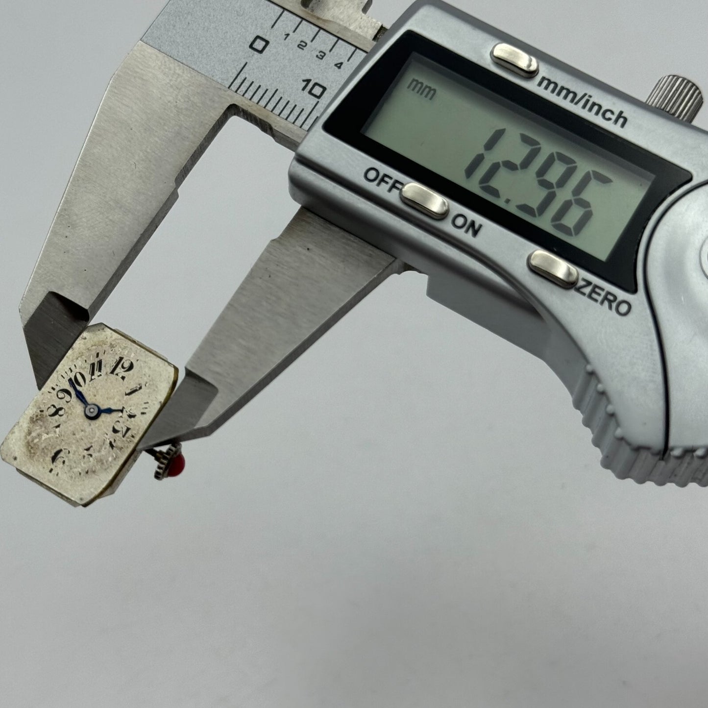 13mm Running Muro Watch Co Art Deco Manual Wind Red Crown Watch Movement PARTS