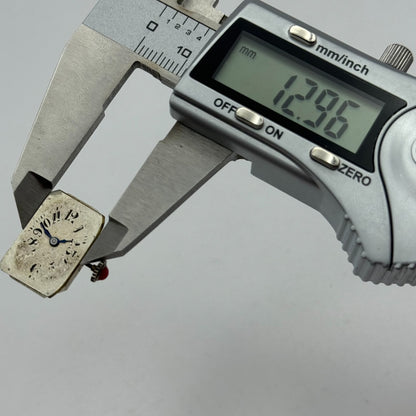 13mm Running Muro Watch Co Art Deco Manual Wind Red Crown Watch Movement PARTS