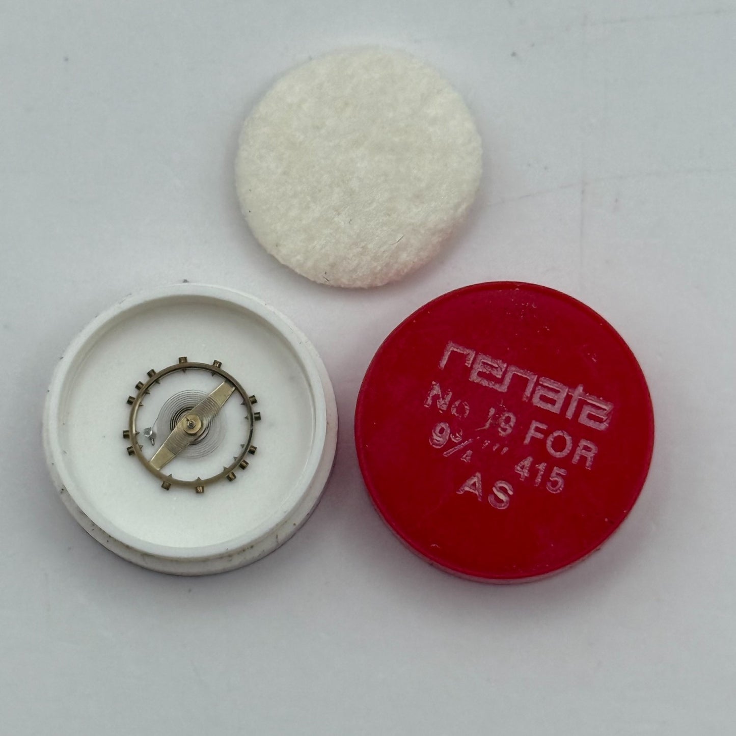 AS 415 Balance Wheel Complete And Spring 9¾’’’ 19 Watch Movement Parts NOS