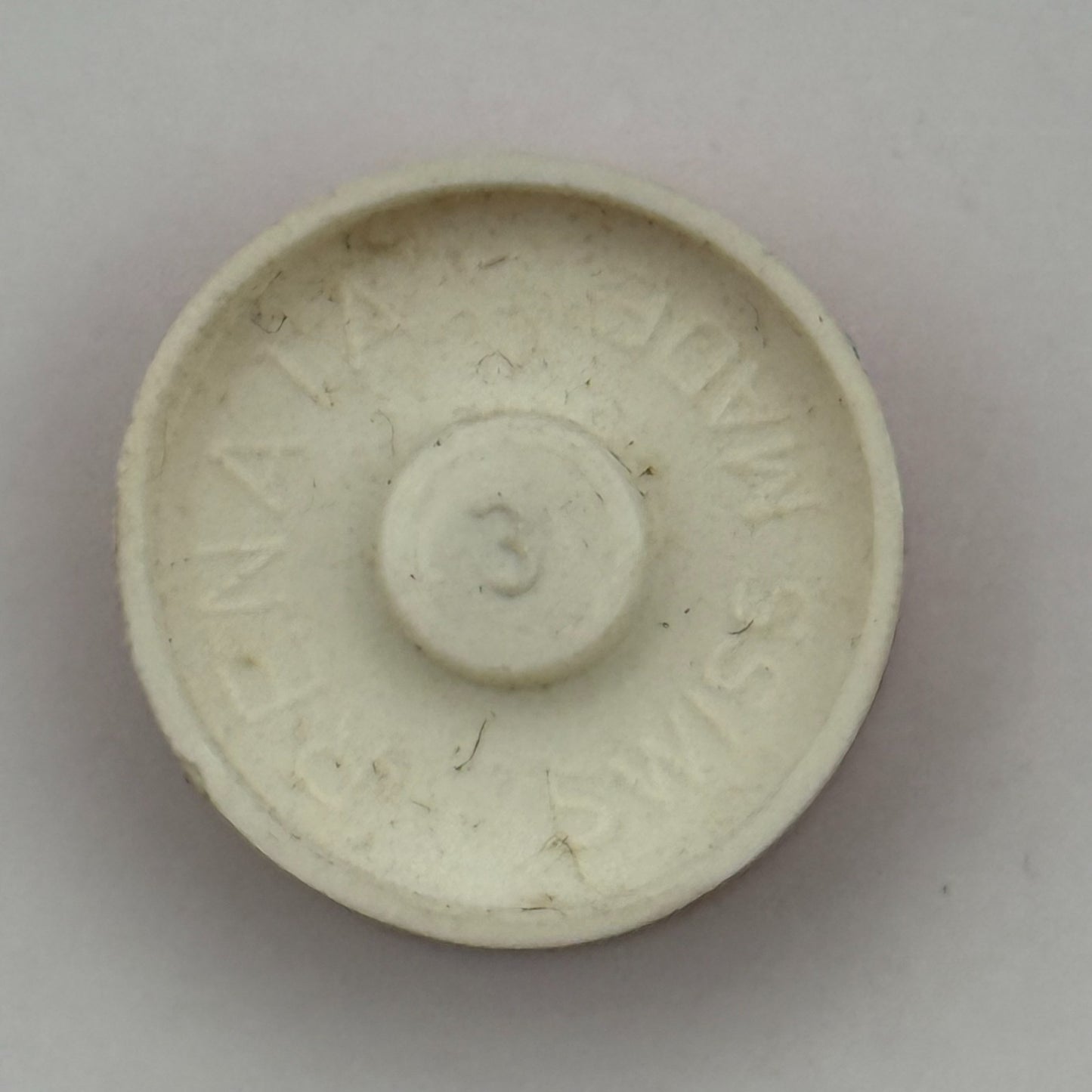 FHF 120 Balance Wheel Complete And Spring 6 3/4 - 8''' Watch Movement Parts NOS