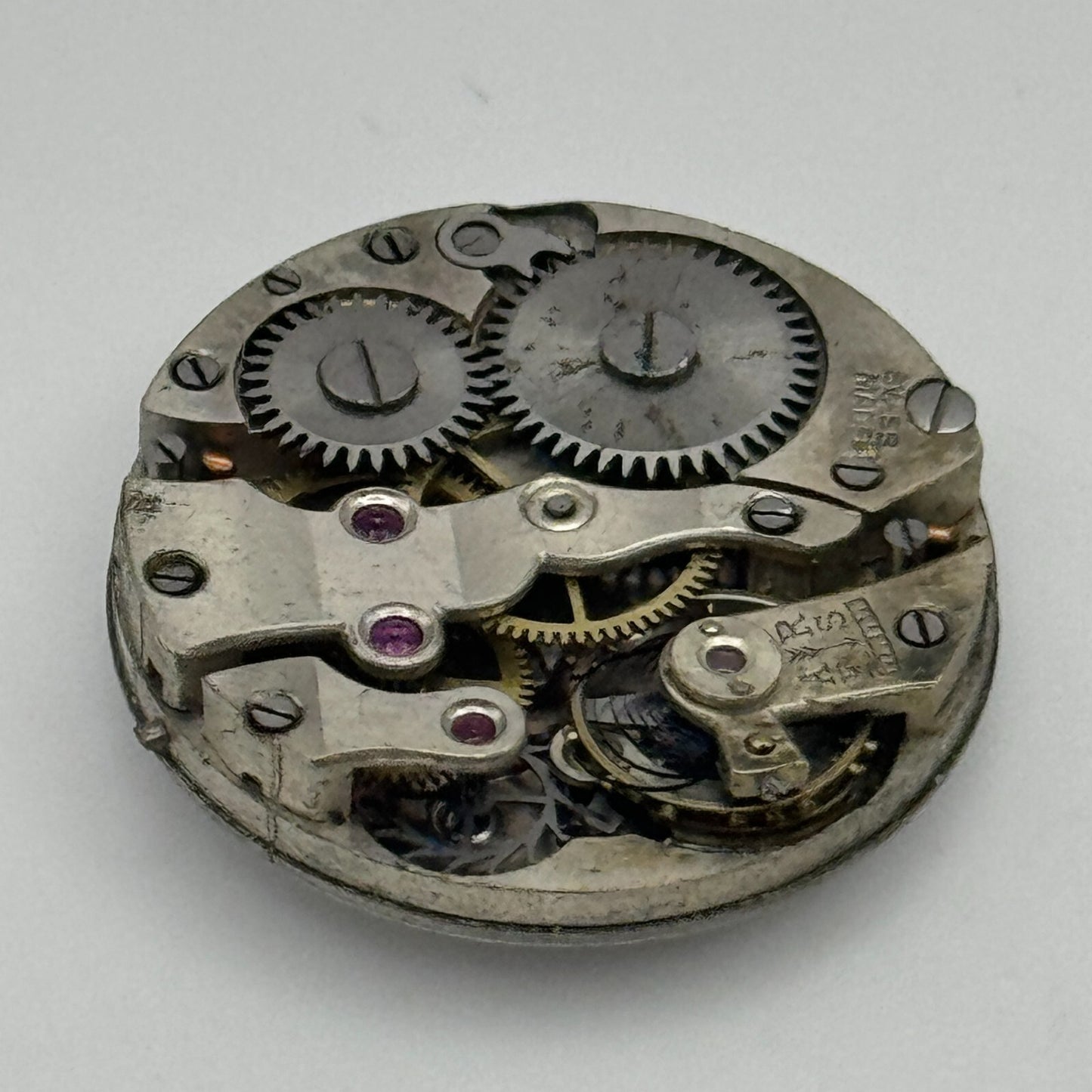 23.6mm 15 Jewels Swiss Porcelain Dial Trench Watch Movement Manual Wind PARTS