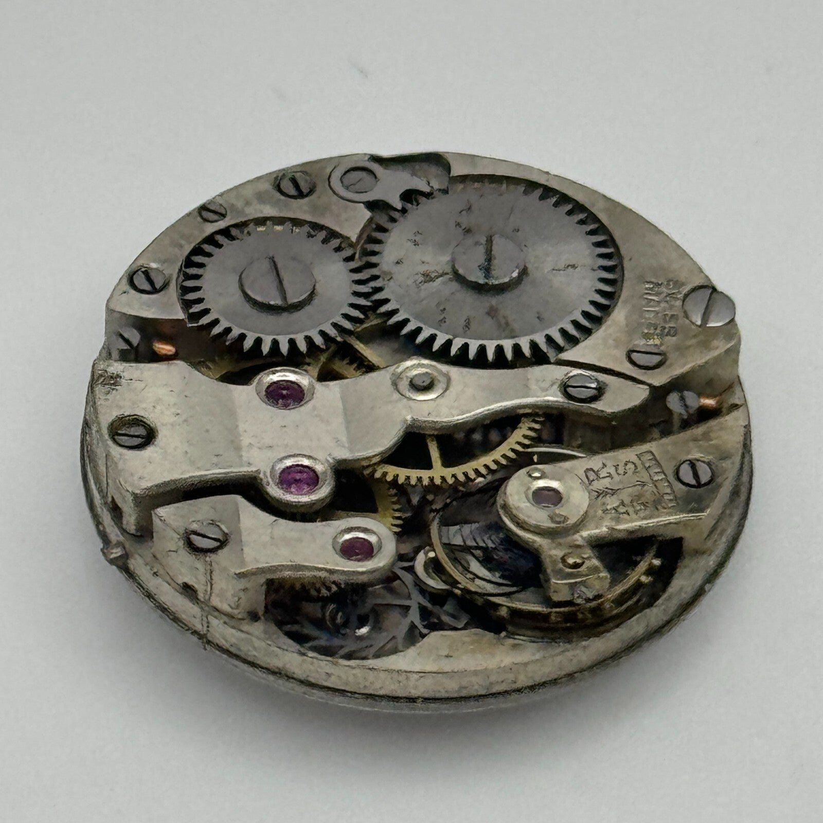 23.6mm 15 Jewels Swiss Porcelain Dial Trench Watch Movement Manual Wind PARTS