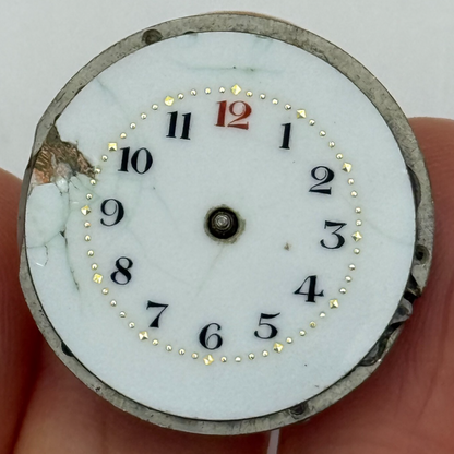 24.9mm Vintage Dreadnought Manual Wind Swiss Trench Watch Movement PARTS REPAIR