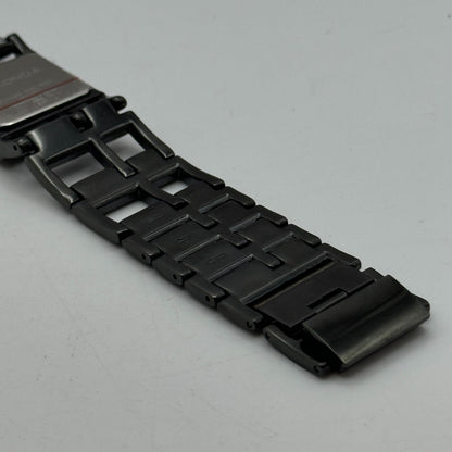 23mm Working Seksy Sekonda 4008 Black Jewelled Quartz Watch New Battery 7.5 Inch