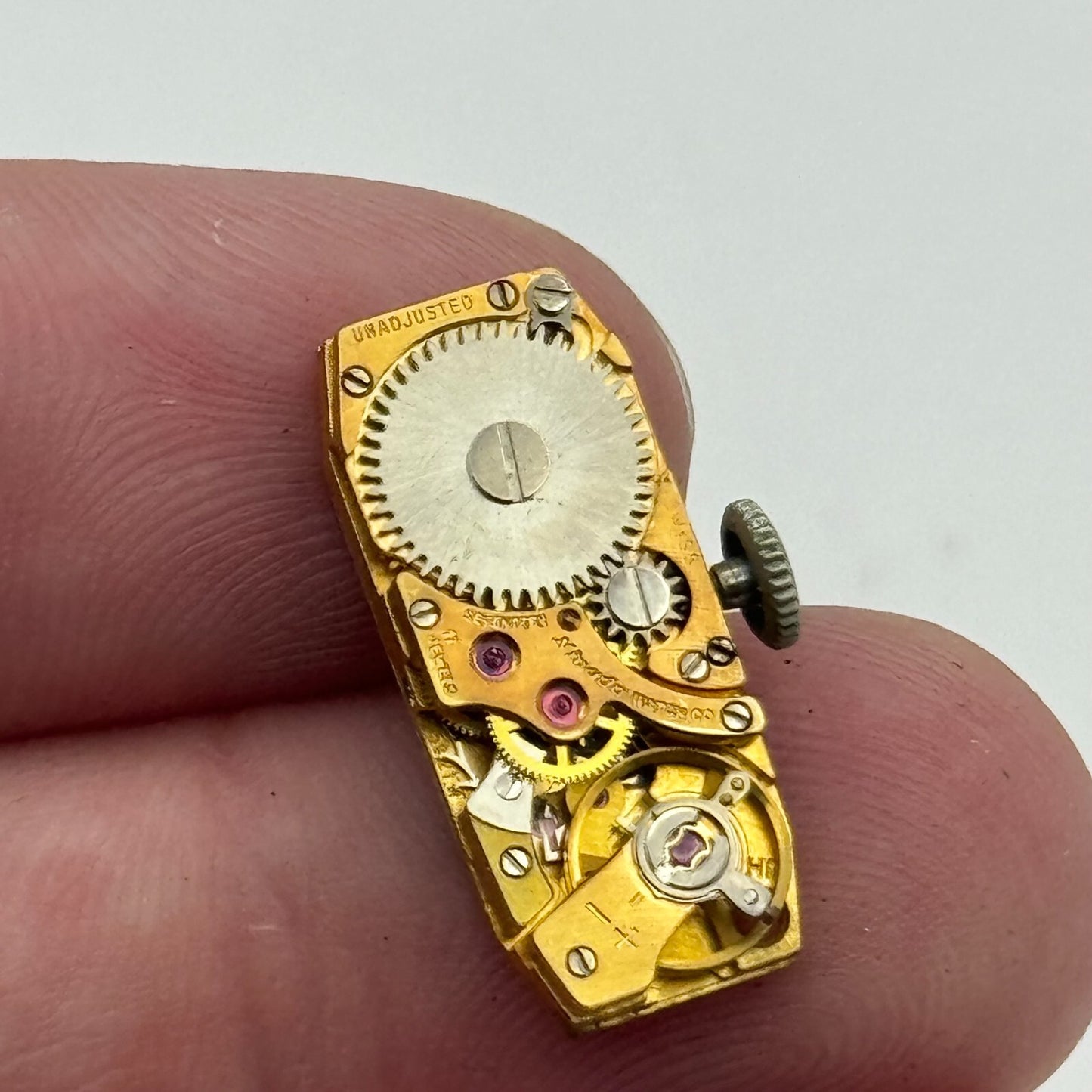 9mm Running Nivada FHF 59-21 Manual Wind 17 Jewels Swiss Watch Movement PARTS