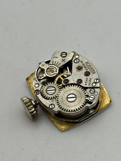 13mm Vintage Roamer MST 466 Manual Wind Swiss Watch Movement PARTS REPAIR