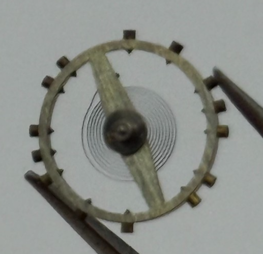 AS 984 Balance Wheel Complete And Spring 10 1/2''' 30 M Watch Movement Parts NOS