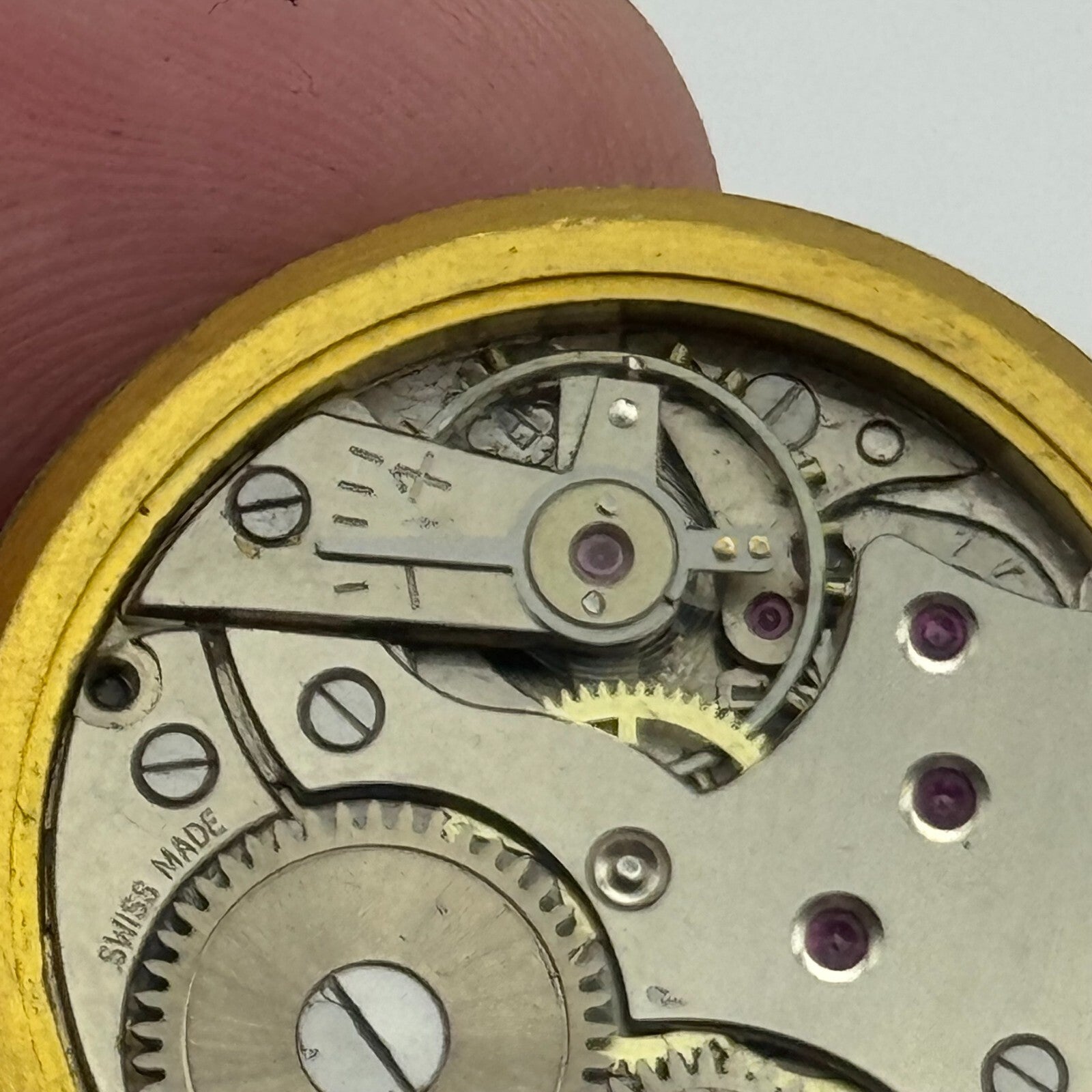 28.9mm Clarex Peseux 170 Balance Ok Watch Movement Swiss Vintage PARTS SPARES