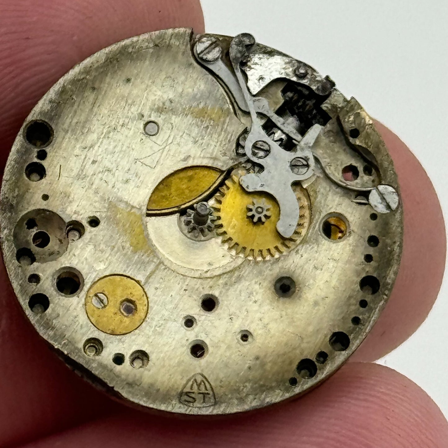 High Grade MST Balance Ok Manual Wind 15 Jewel Watch Movement Swiss PARTS 23.6mm