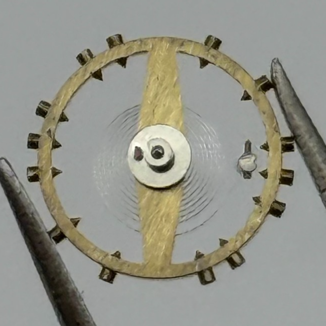 AS 1240 Balance Wheel Complete And Spring  8¾’’’ 49 M Watch Movement Parts NOS