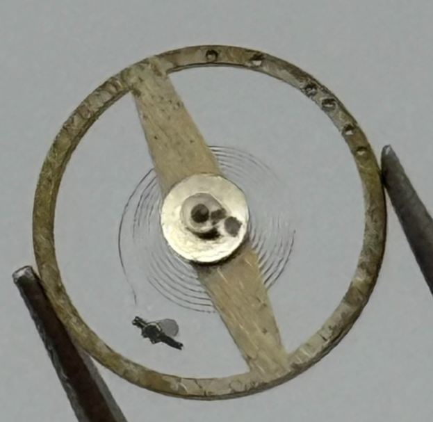 ST 69 Balance Wheel Complete And Spring 6¾-8''' 1155 M Watch Movement Parts NOS