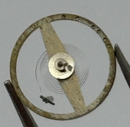 ST 69 Balance Wheel Complete And Spring 6¾-8''' 1155 M Watch Movement Parts NOS