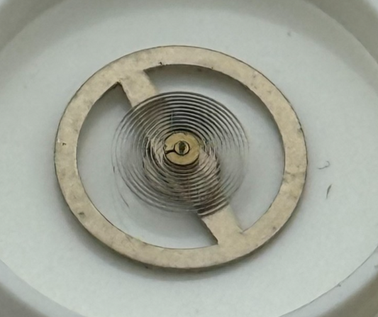 Catttin O.S6 Balance Wheel Complete And Spring  1551 M Watch Movement Parts NOS
