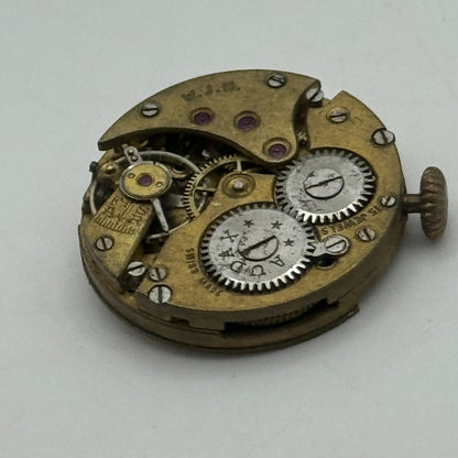 23.6mm Audax W.J.H. ETA 15 Jewels Balance Ok Manual Wind Watch Movement PARTS