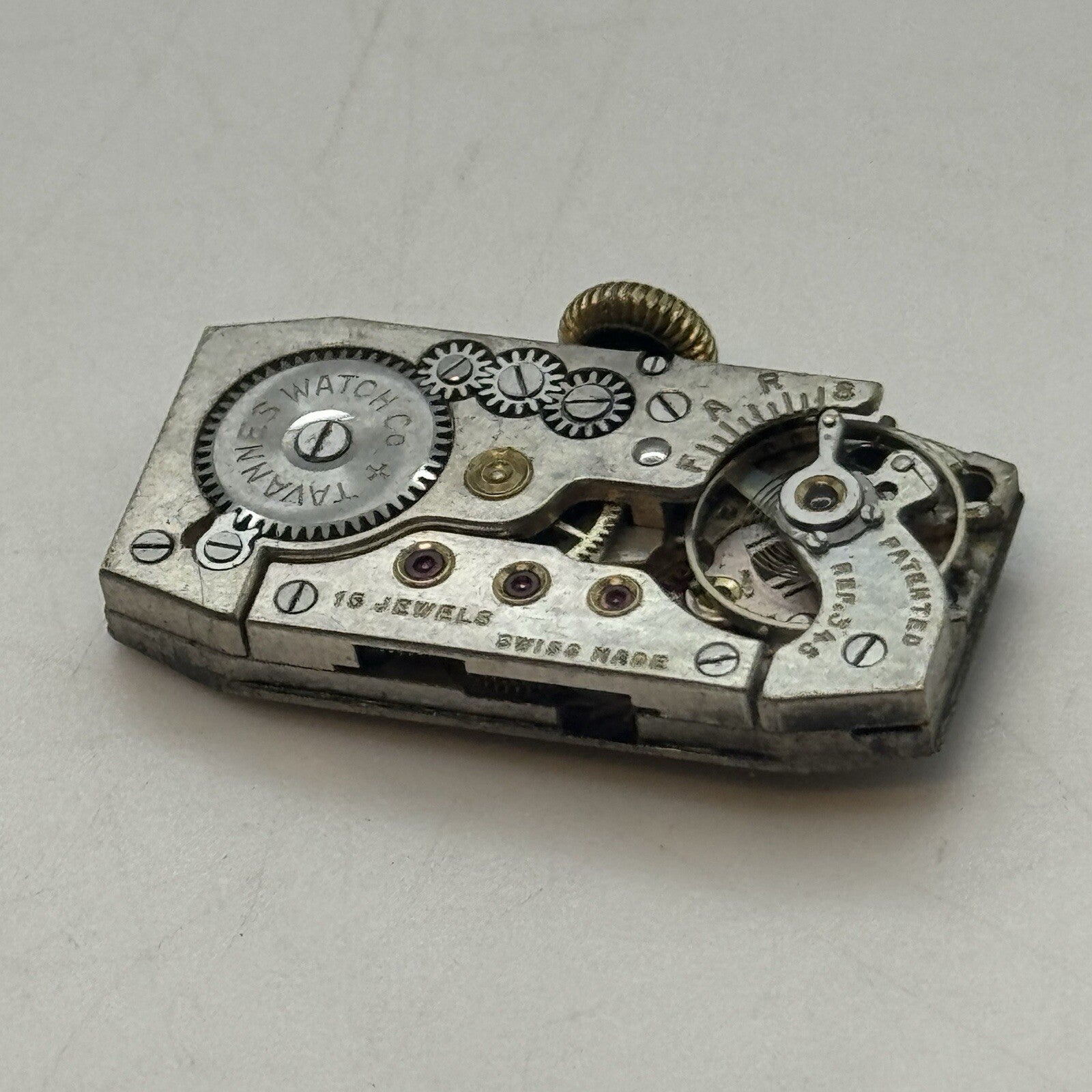 12.1mm Cyma Tavannes Cal 345 High Quality Tank Watch Movement Restoration Parts