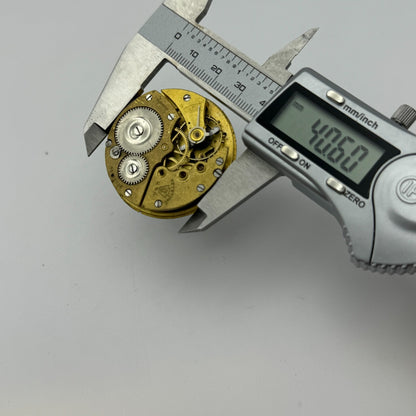 43.1mm Vintage Keystone USA 15 Jewels Swiss Hunter Pocket Watch Movement PARTS