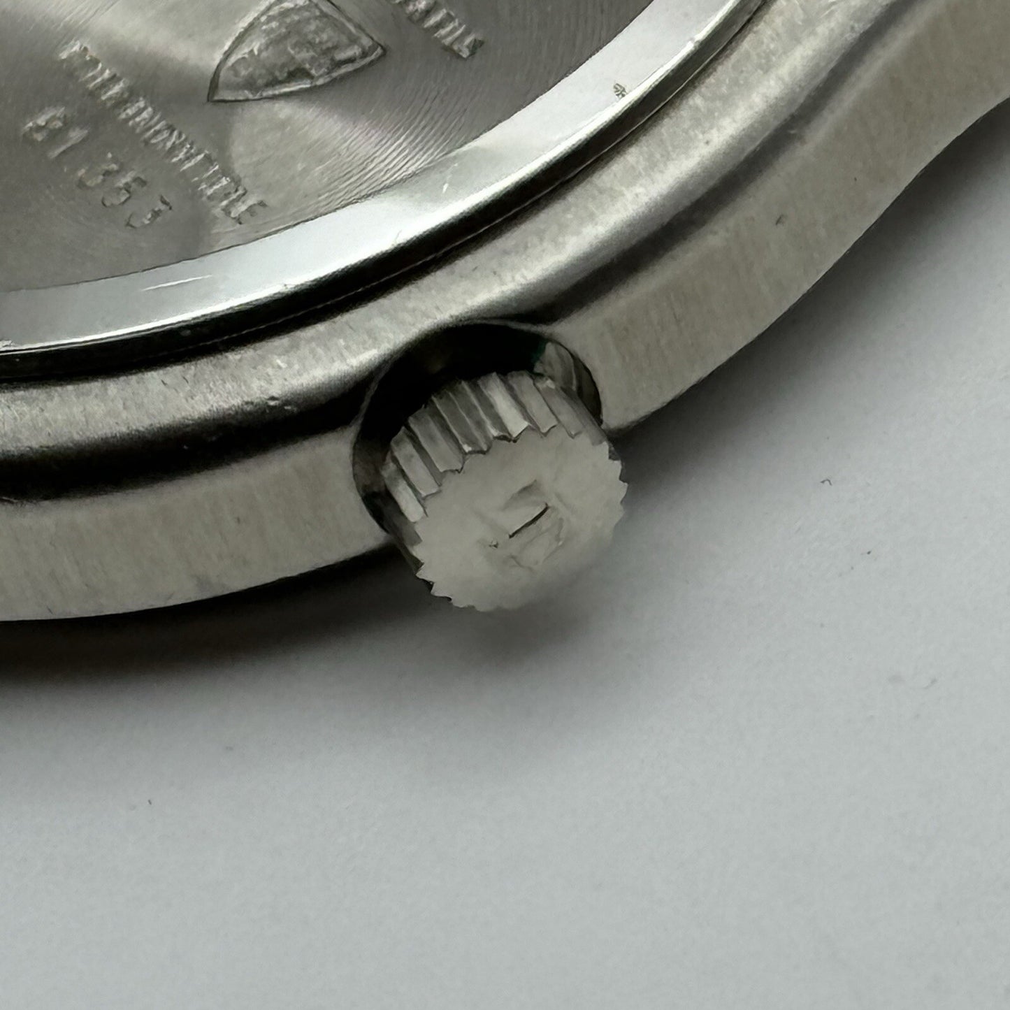 38mm Men’s Tissot Fab Suisse Stainless Steel 81 353 Watch Case + Crown Spares