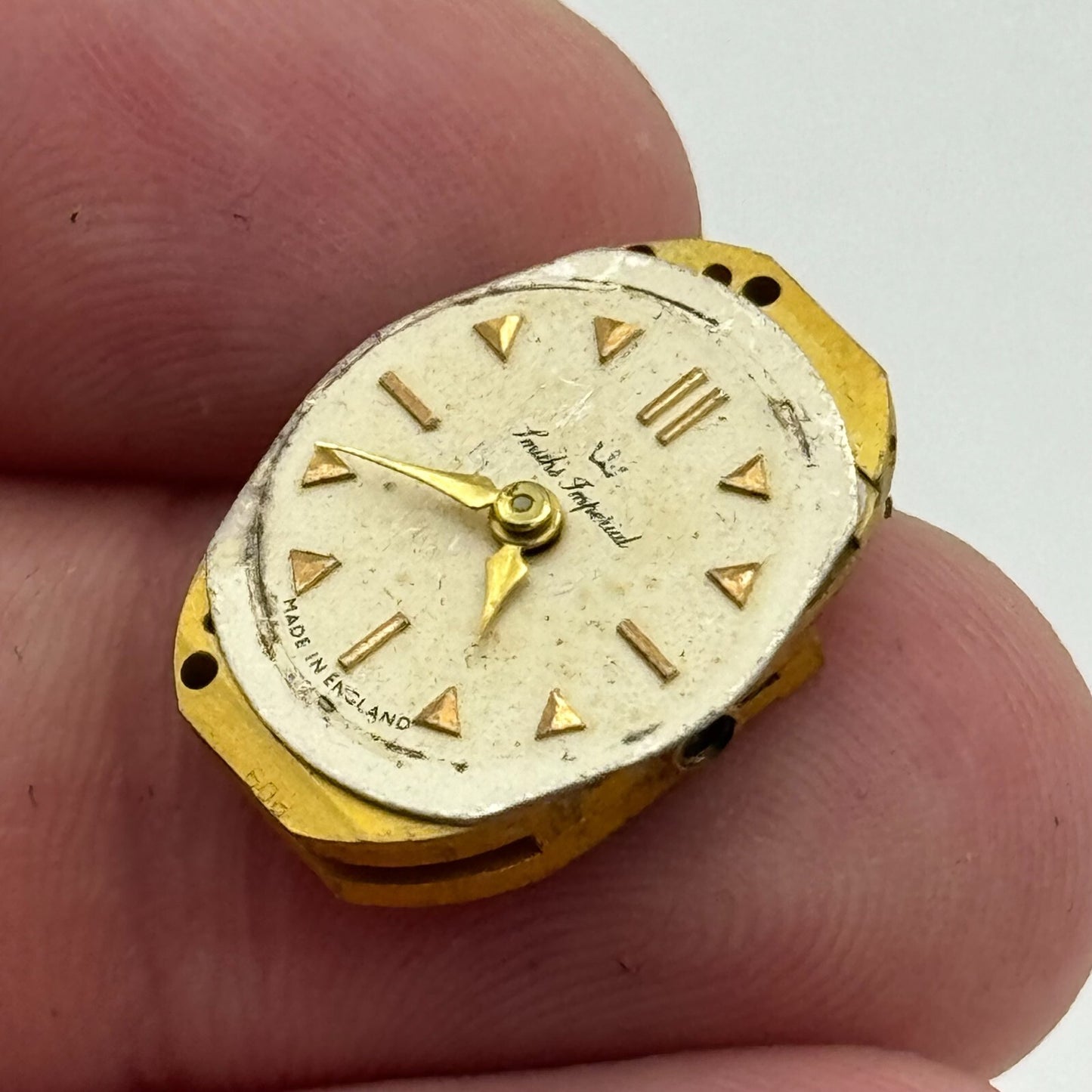 12.7mm Ladies Smiths Imperial Manual Wind Watch Movement Vintage England PARTS