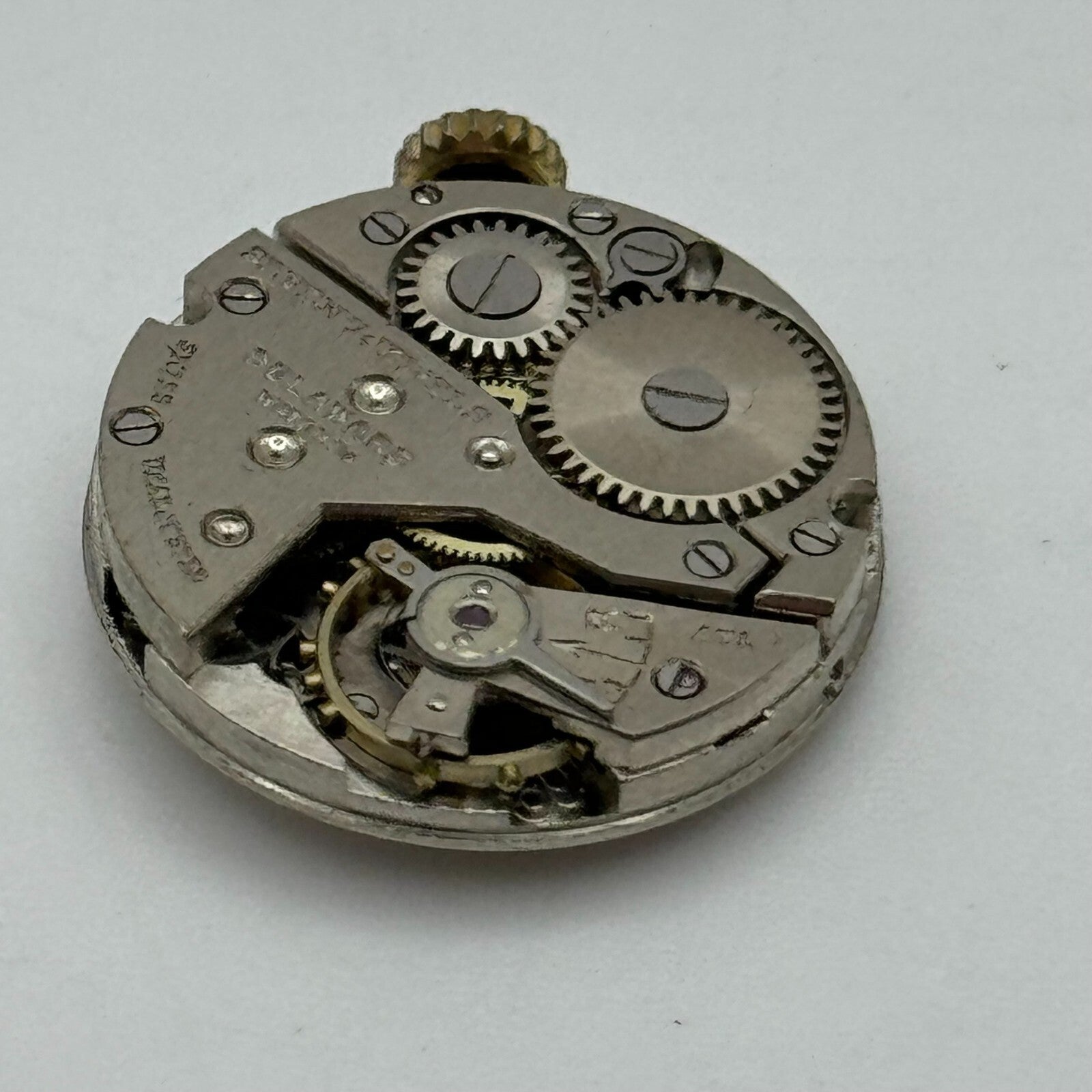 19.7mm Delaware Derby D40 Manual Wind 7 Jewels Swiss Watch Movement PARTS SPARES