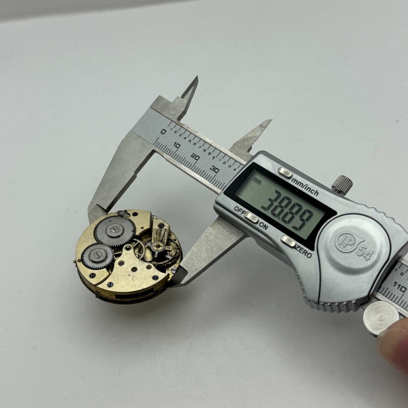 40.6mm Antique Patent 16831 Possible Longines Pocket Watch Movement PARTS SPARES