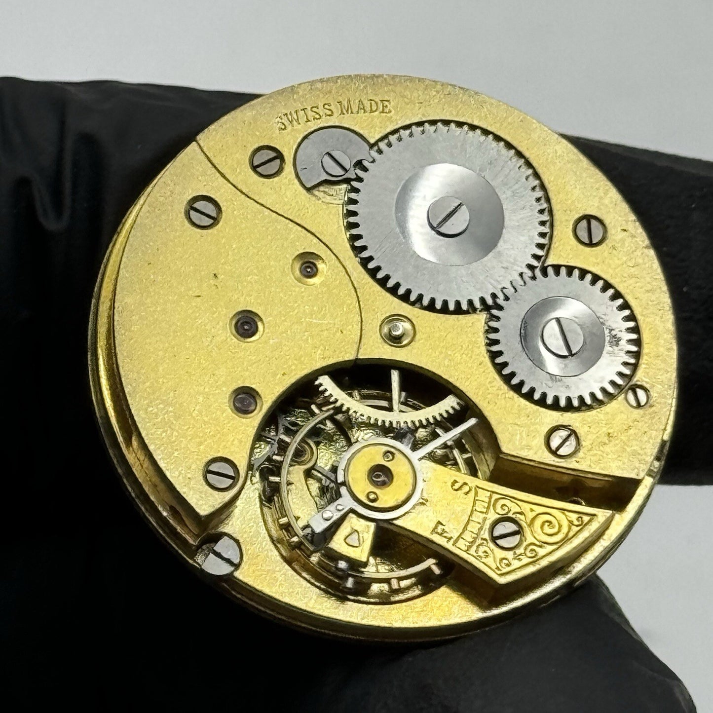 31.1mm S Smith & Son London Quality Pocket Watch Movement And Dial To Restore