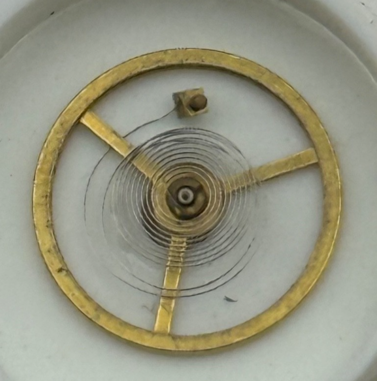 BFG 582/21 13 1/2''' Balance Wheel Complete And Spring 1840 Watch Movement Parts