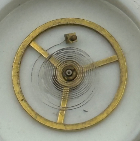 BFG 582/21 13 1/2''' Balance Wheel Complete And Spring 1840 Watch Movement Parts
