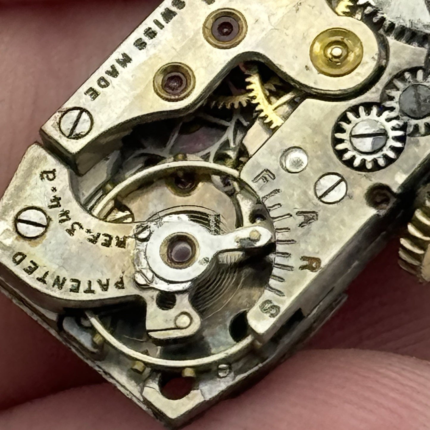 12.2mm Ladies Cyma Ref 344.a Manual Wind 15 Jewels Swiss Watch Movement PARTS