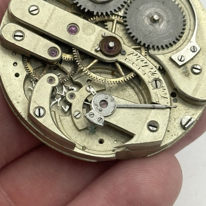 45.2mm High Grade Jules Jurgensen Style Pocket Watch Movement To Restore Parts