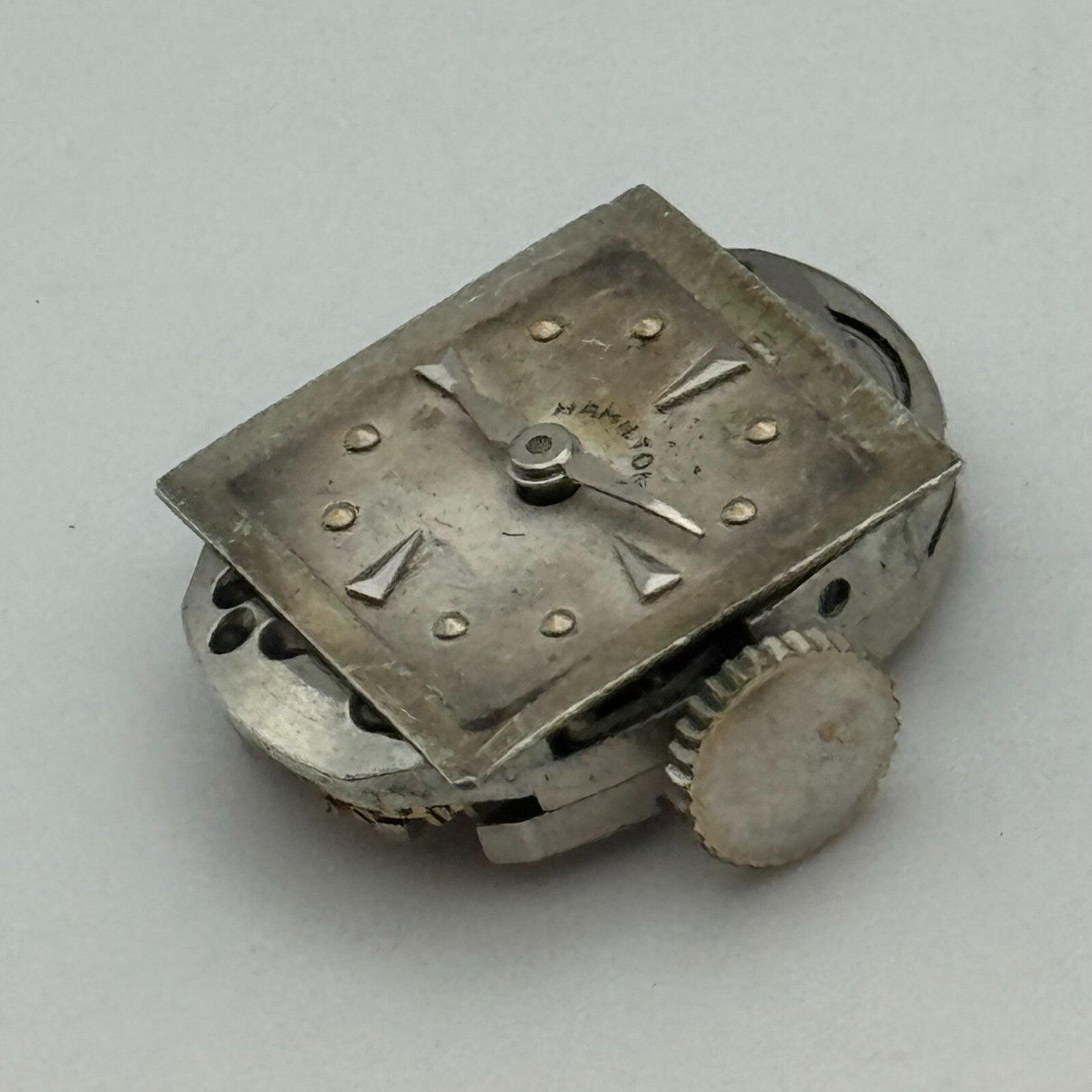 12.7mm Ladies Hamilton Cal 757 Manual Wind 22 Jewels Swiss Watch Movement PARTS