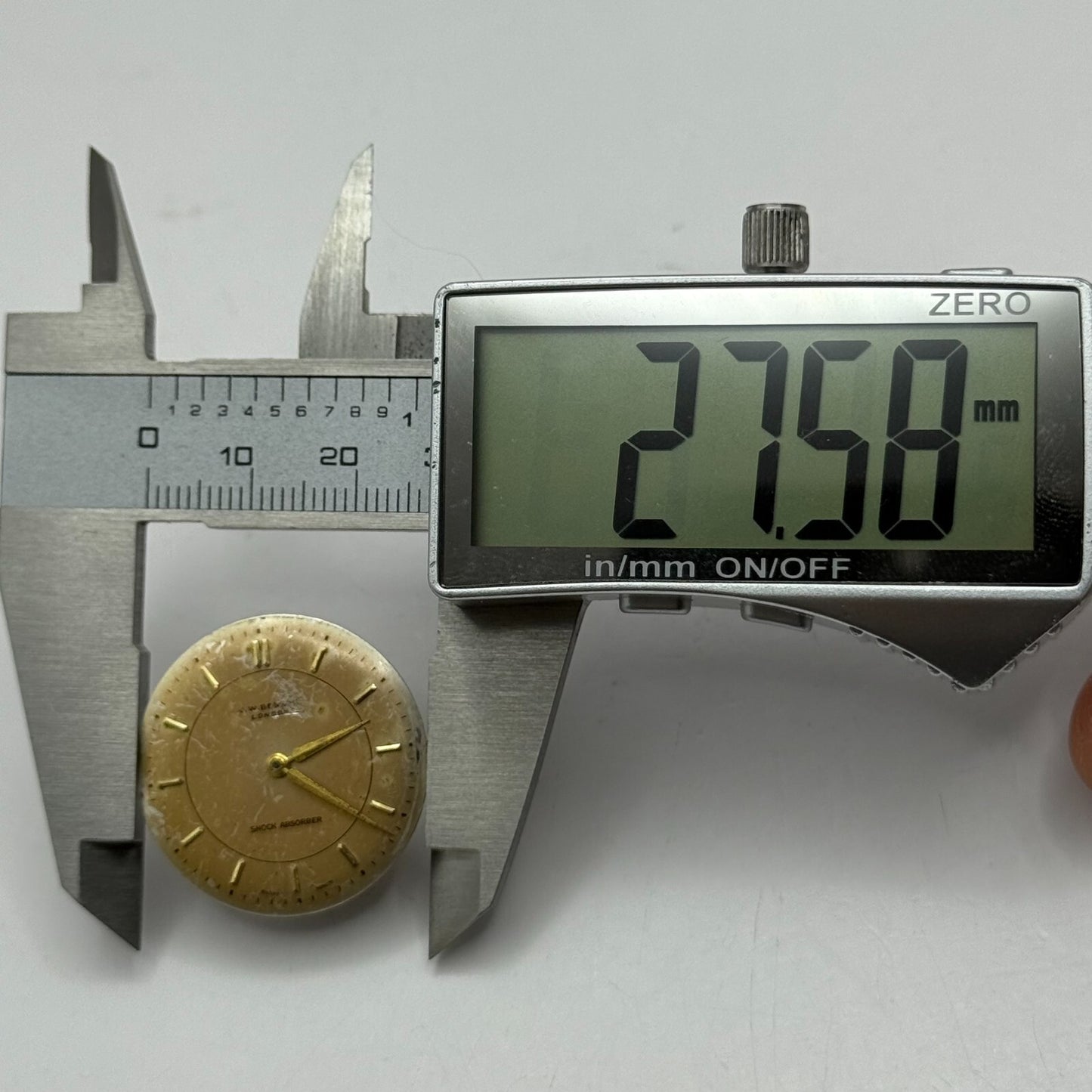 23.6mm Vintage Cyma R.459 J W Benson Manual Wind Watch Movement PARTS REPAIR