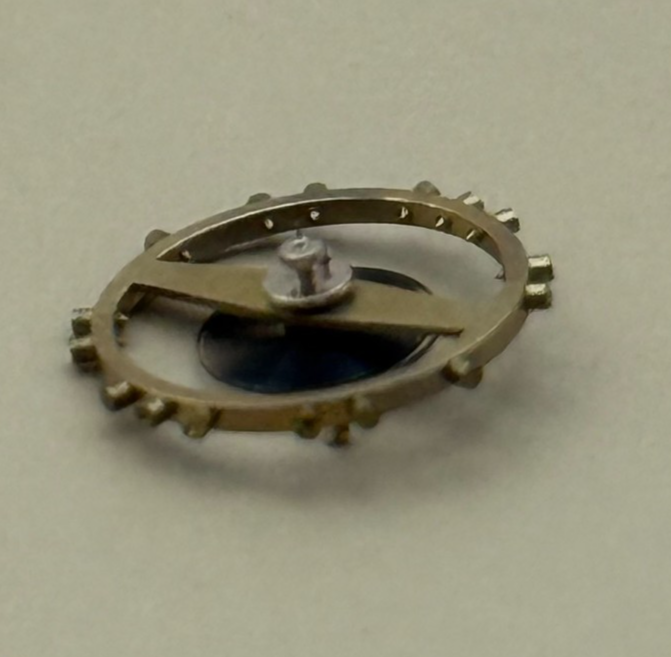 ETA 1080 1256 Balance Wheel Complete And Spring 156 Watch Movement Parts NOS