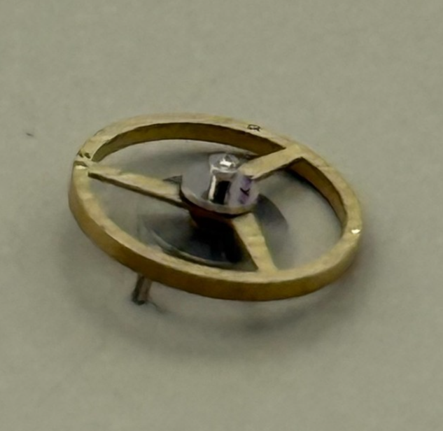 FHF 57-21 Balance Wheel Complete And Spring 6¾’’’ 1518 M Watch Movement Parts