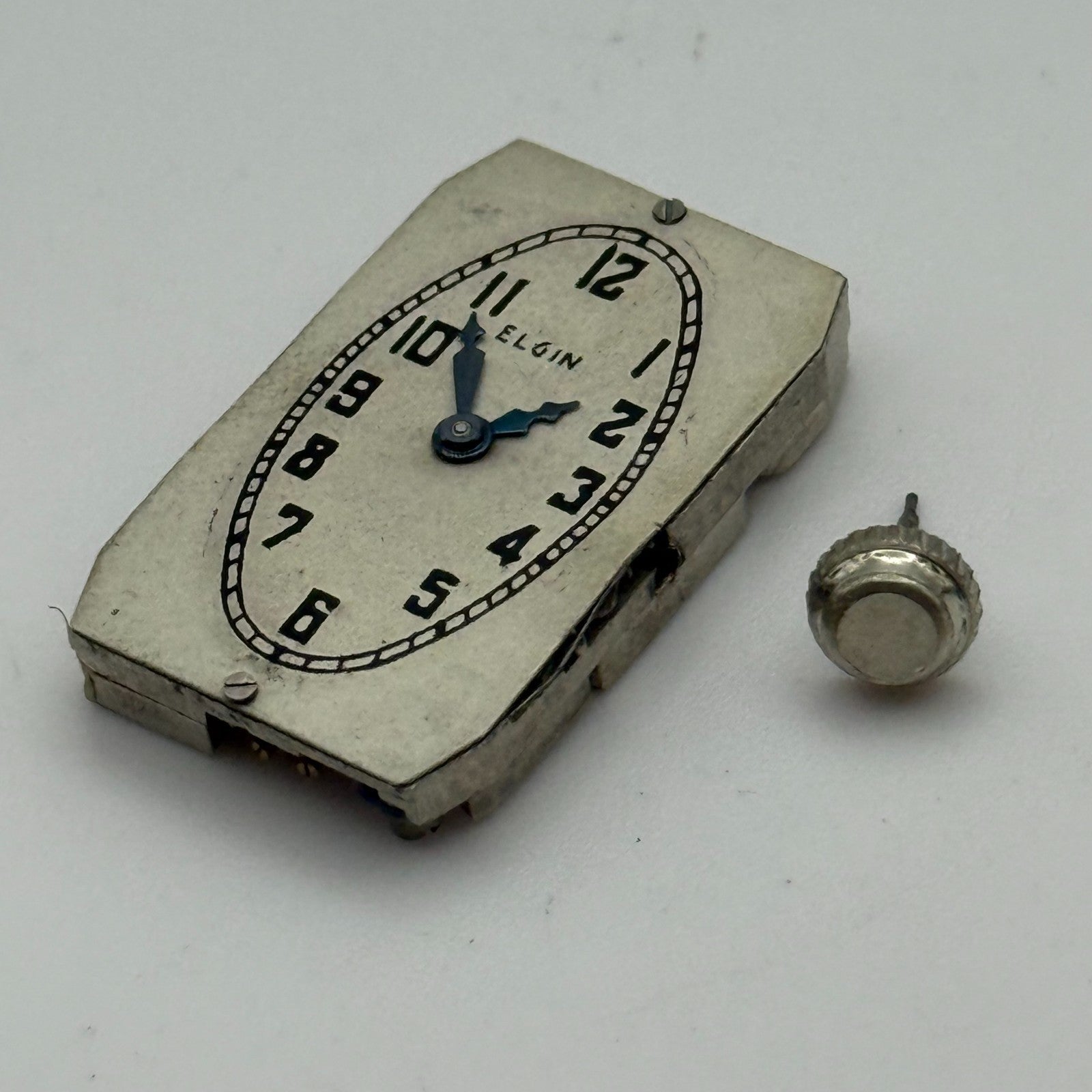 Running 1930 Vintage 18/0s Elgin 483 Model 1 American Watch Movement For PARTS