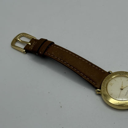 25mm Working Ladies Vintage Courreges Paris 4N01-0220 Gold Plated Quartz Watch