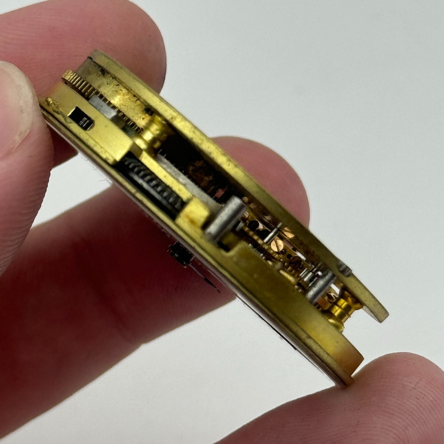 43.2mm Antique Thomas Peake London Quality Pocket Watch Movement PARTS REPAIR