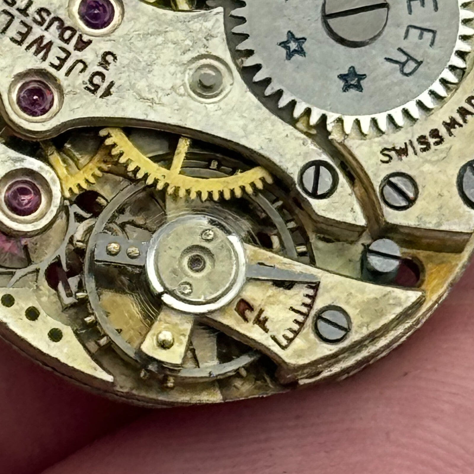 23.7mm Pioneer AS 340 31.1 A Schild Manual Wind Swiss Watch Movement PARTS SPARE