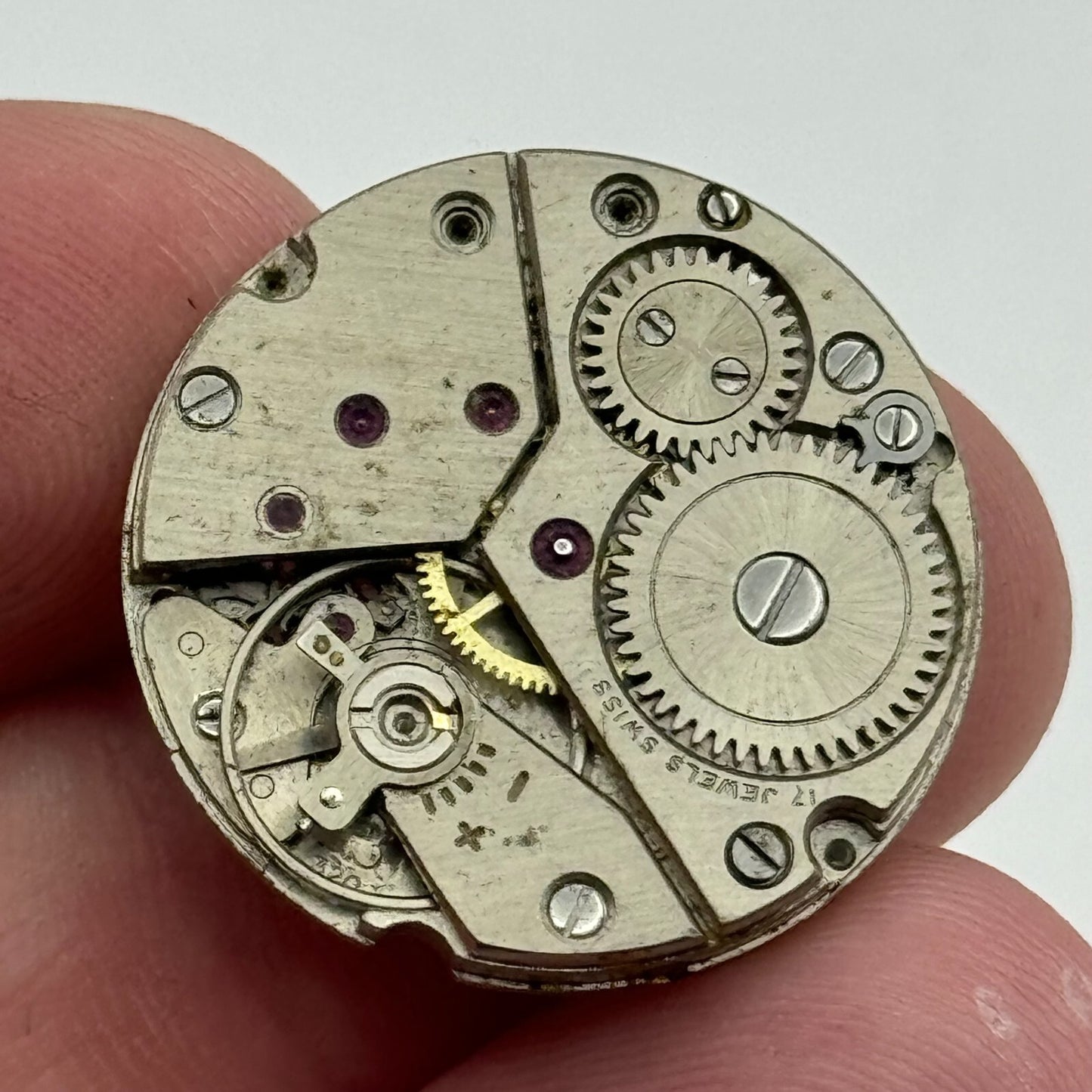 23.7mm Mens Peseux 320 Manual Wind 17 Jewels Watch Movement PARTS REPAIR SPARES