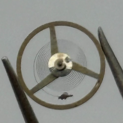 ST 69 Balance Wheel Complete And Spring 6 3/4-8''' 1155 Watch Movement Parts NOS