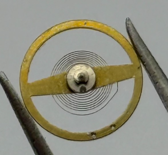 BFG 927 Balance Wheel Complete And Spring 6 3/4-8''' Watch Movement Parts 