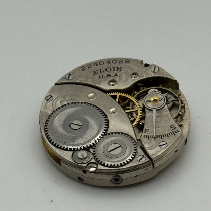 1920 Antique 3/0s Elgin 463 Model 3 American Watch Movement PARTS REPAIR SPARES
