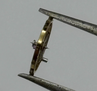 FHF 34 Balance Wheel Complete And Spring 7¾’’’ 1047 M Watch Movement Parts NOS