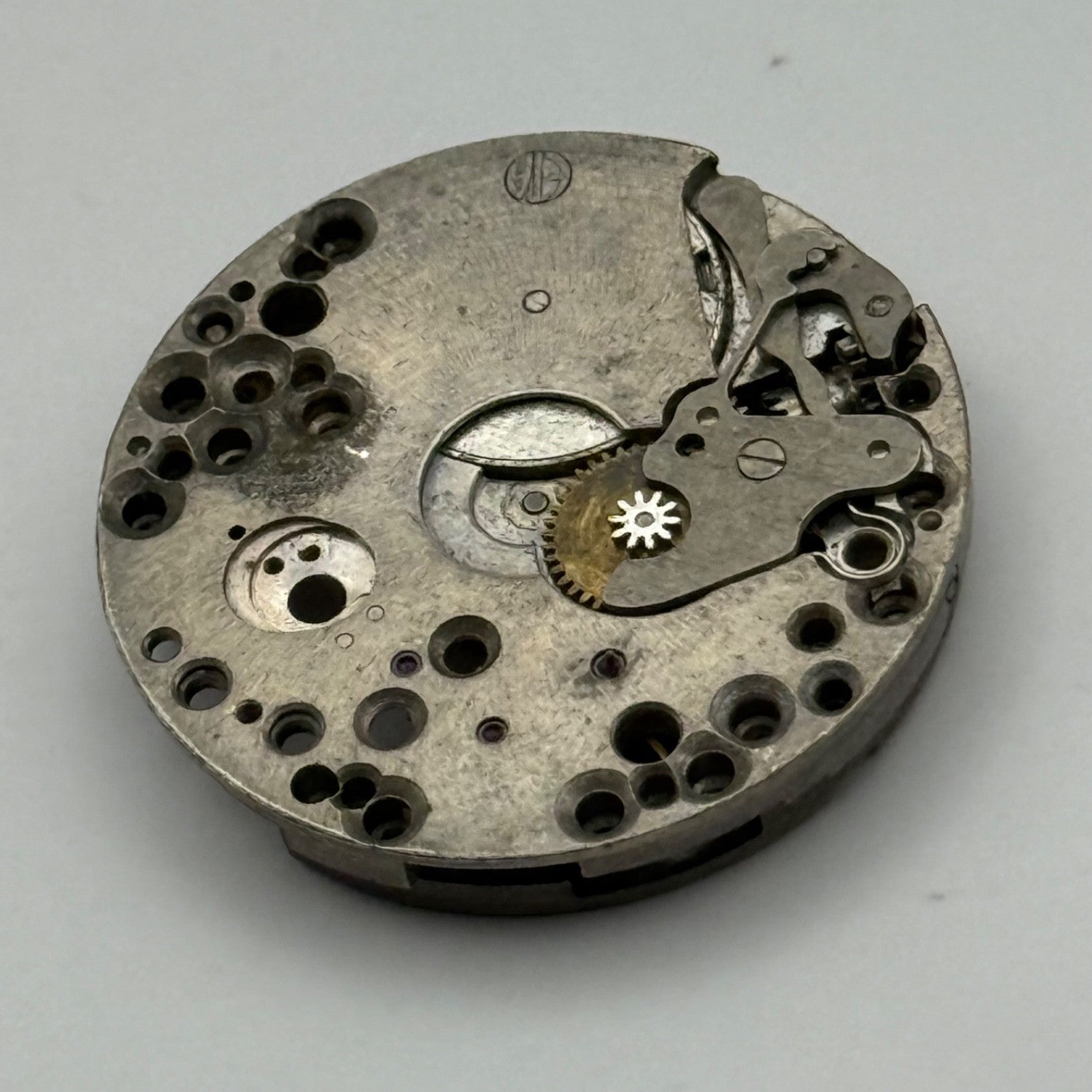 Majex EW 812 Watch Movement Manual Wind Vintage Incomplete Parts Repair 23.6mm