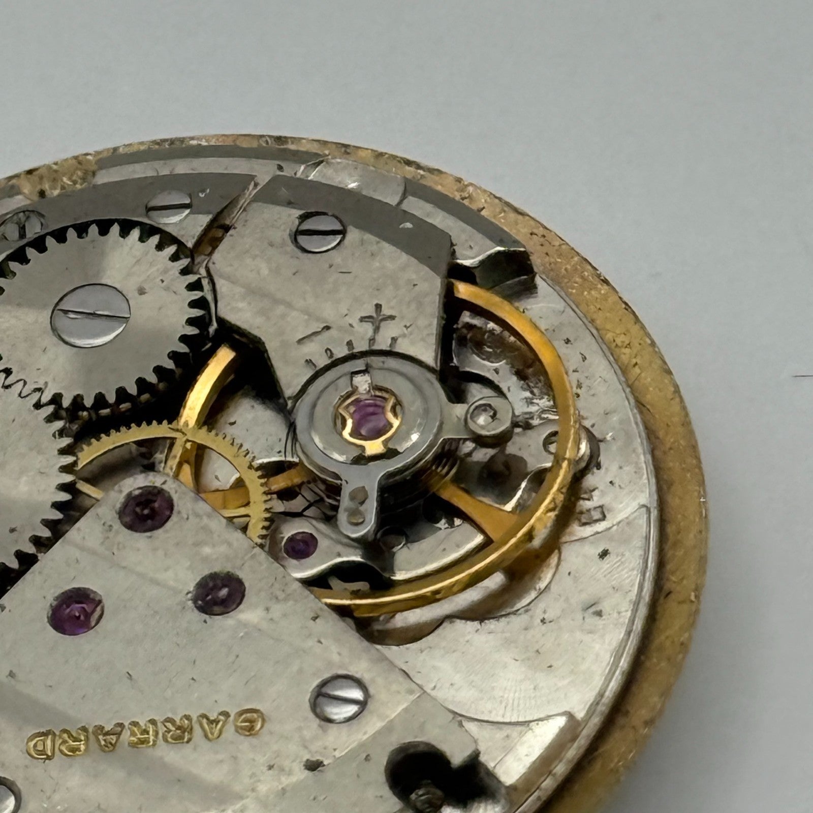 ETA 2391 Watch Movement Garrard Manual Wind Vintage Swiss Parts Repair 25.9mm