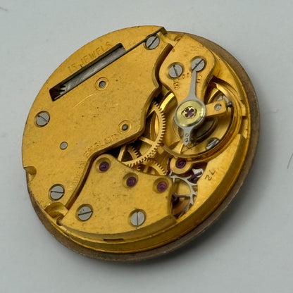 Smiths De Luxe 72 Shockproof Watch Movement Manual Wind Vintage Parts 26.9mm
