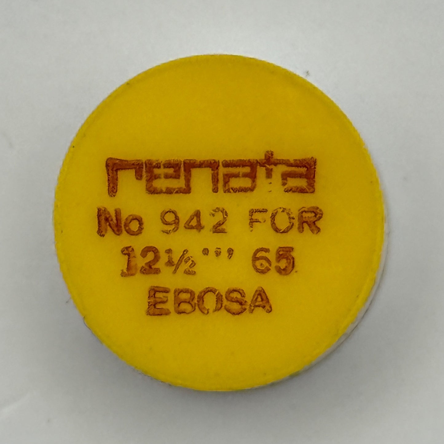 Ebosa 65 Balance Wheel Complete And Spring 12 1/2''' 942 Watch Movement Parts 