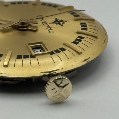 Inventic EB 8385-67 Watch Movement Manual Wind Vintage Swiss Parts Repair 22.2mm