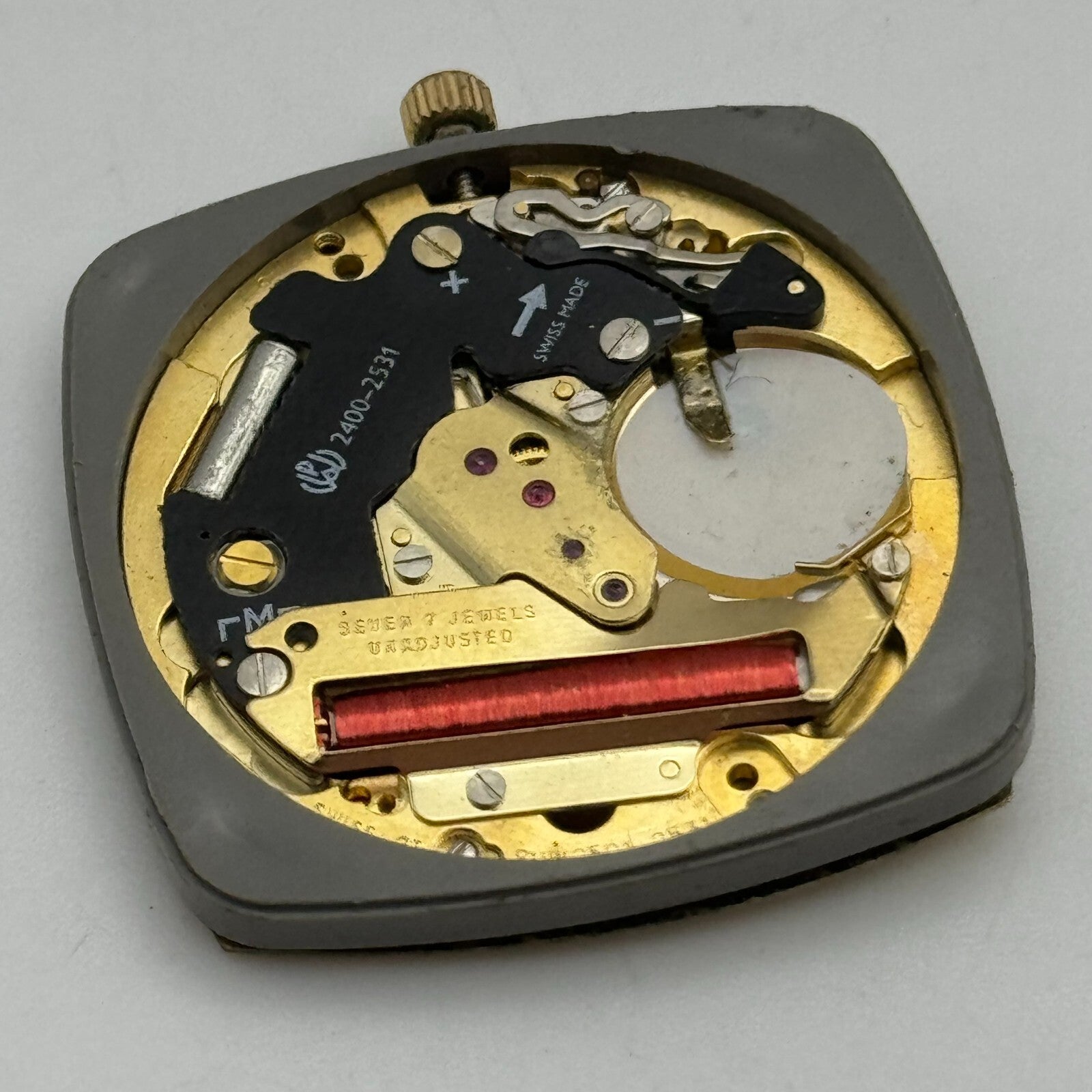 26.1mm Men’s Marvin PUW 2501 - 2531 Quartz Watch Movement Vintage PARTS SPARES